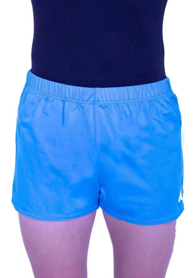 Boys Turquoise Blue Sports Shorts - A Star Leotards
